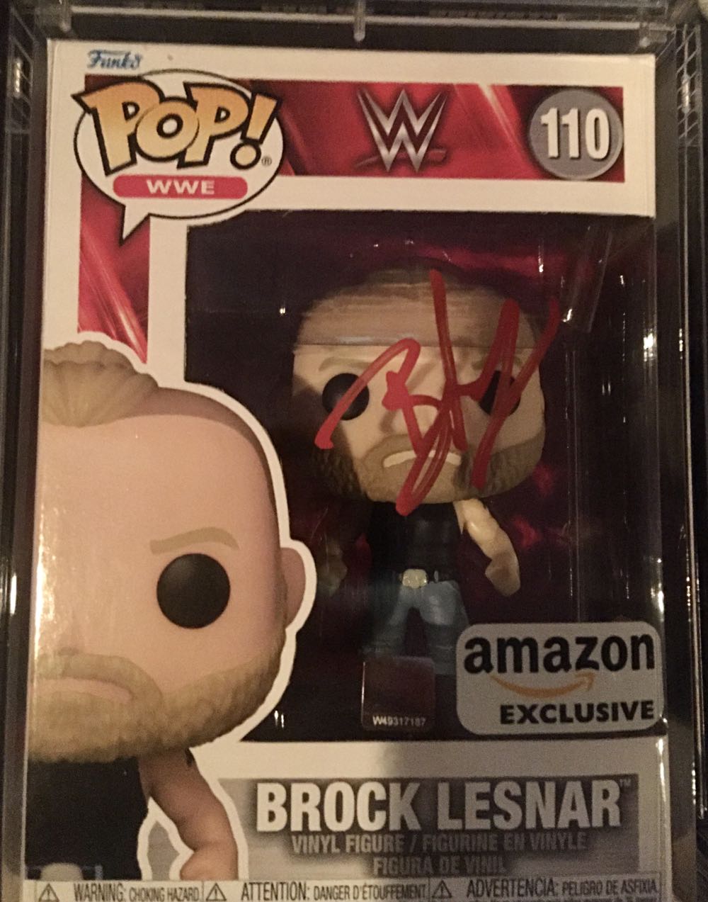 Funko Pop 110 Brock Lesnar Amazon Exclusive - WWE vinyl figure collectible [Barcode 889698629249] - Main Image 2