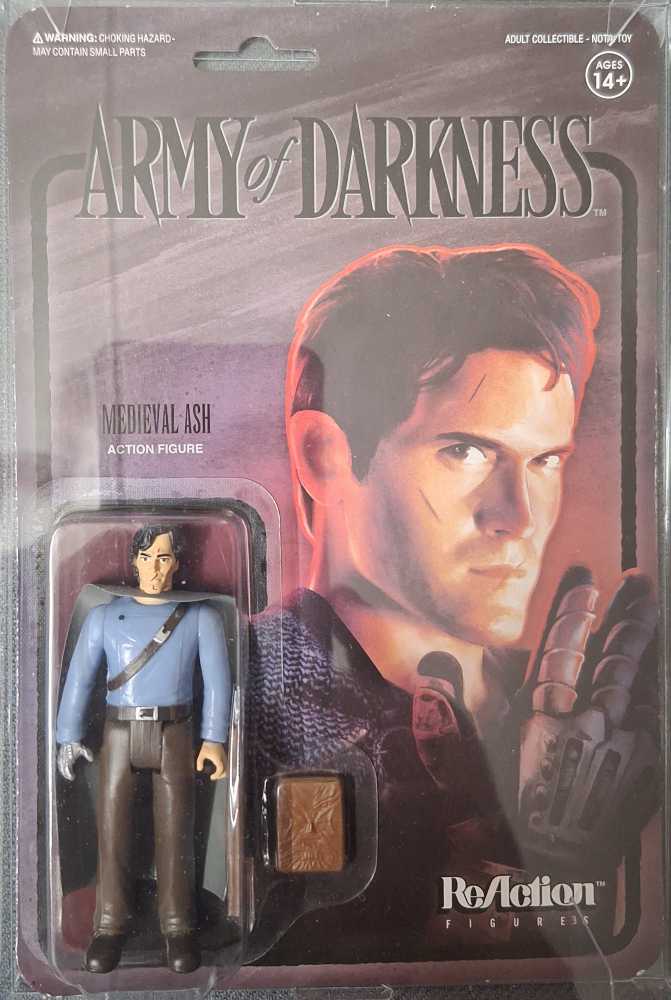 Super7 Army Of Darkness Medieval Ash Midnight Variant  - Evil Dead vinyl figure collectible [Barcode 840049811003] - Main Image 2