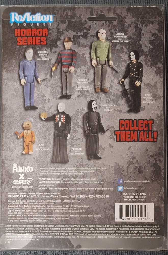 Hellraiser III Pinhead ReAction - Hellraiser vinyl figure collectible [Barcode 849803041342] - Main Image 2