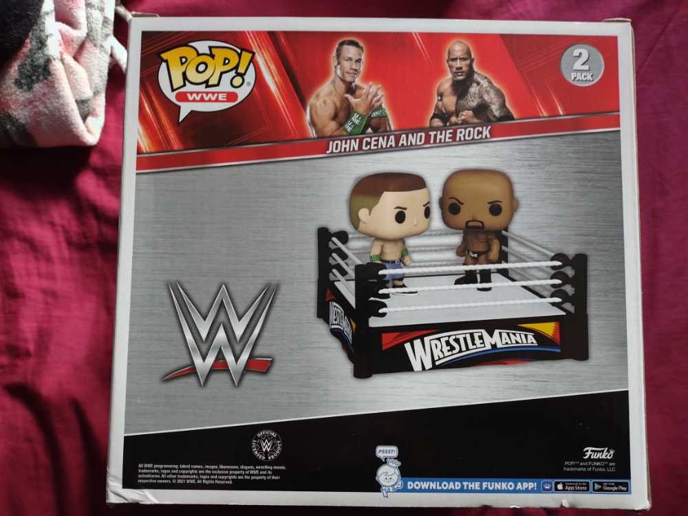 John Cena and The Rock - WWE vinyl figure collectible [Barcode 889698614634] - Main Image 2