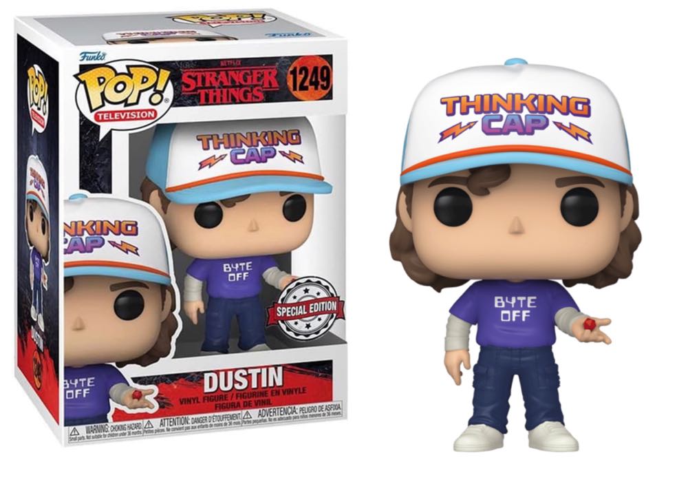 Dustin - Stranger Things vinyl figure collectible [Barcode 889698623926] - Main Image 2