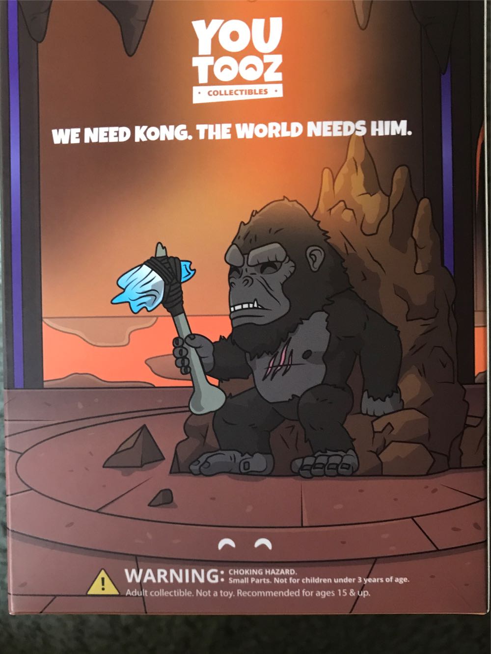 You Tooz Collectibles # 1 : Kong On Throne  vinyl figure collectible [Barcode 810085550785] - Main Image 2