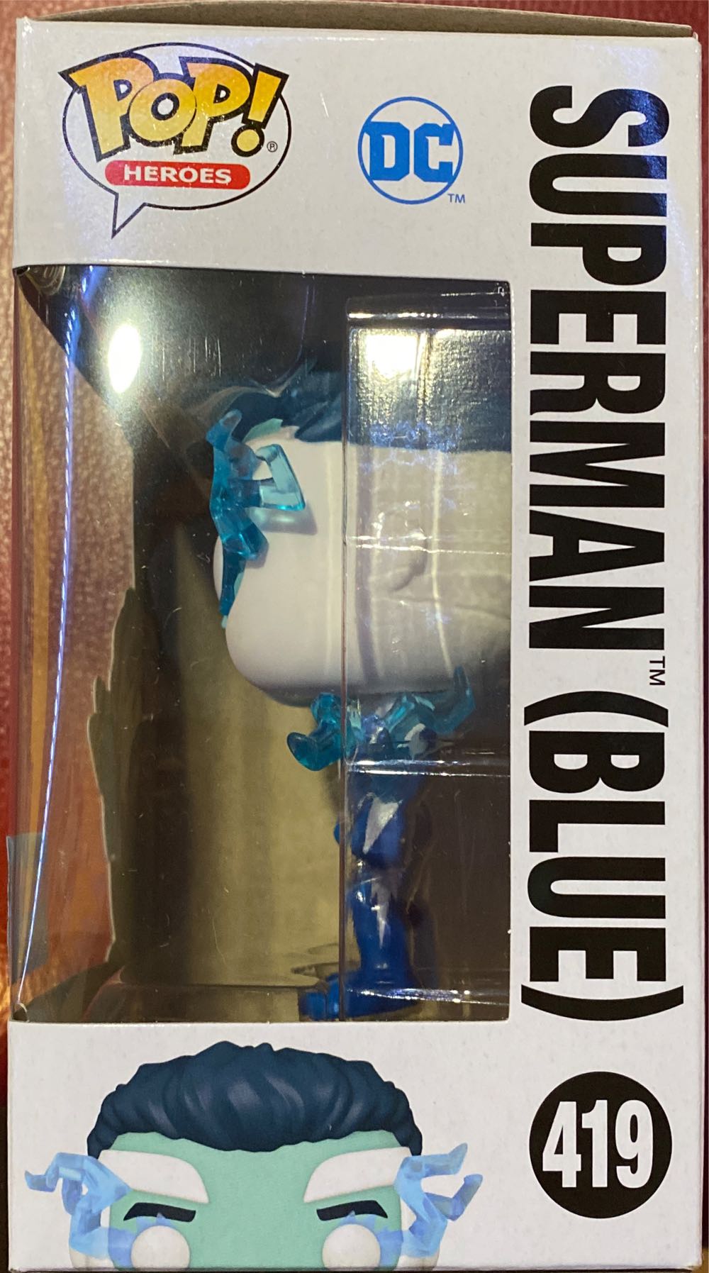 Funko Pop Superman Blue #419 - DC Universe vinyl figure collectible - Main Image 2