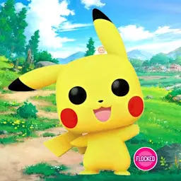 Pokemon Pikachu Waving Flocked Exclusive - Pokémon vinyl figure collectible [Barcode 889698624695] - Main Image 1