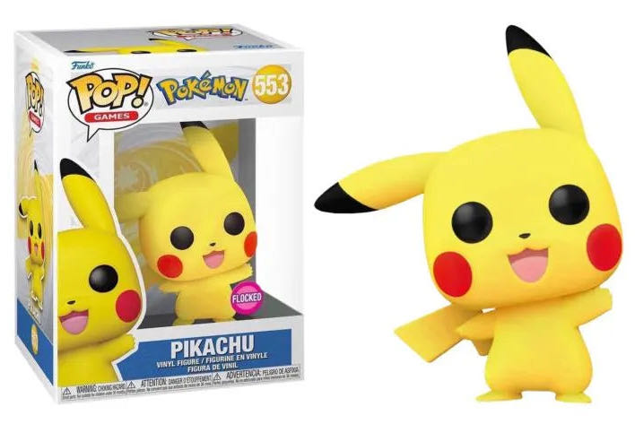 Pokemon Pikachu Waving Flocked Exclusive - Pokémon vinyl figure collectible [Barcode 889698624695] - Main Image 2