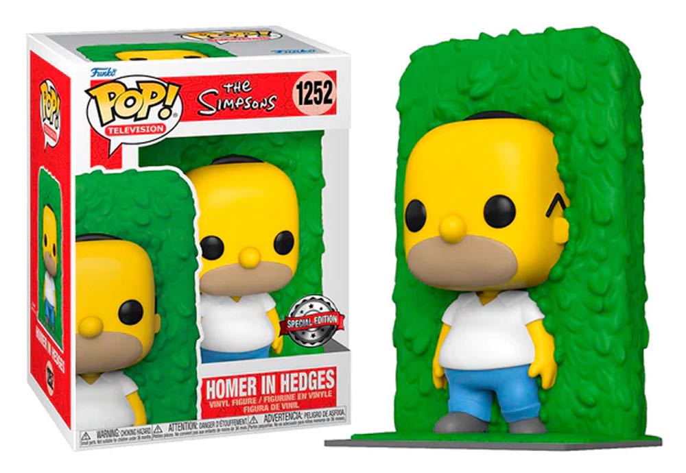 Homer in Hedges - The Simpsons vinyl figure collectible [Barcode 889698623438] - Main Image 2