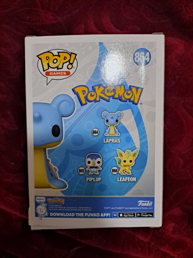 Lapras - Pokémon vinyl figure collectible [Barcode 889698622653] - Main Image 2