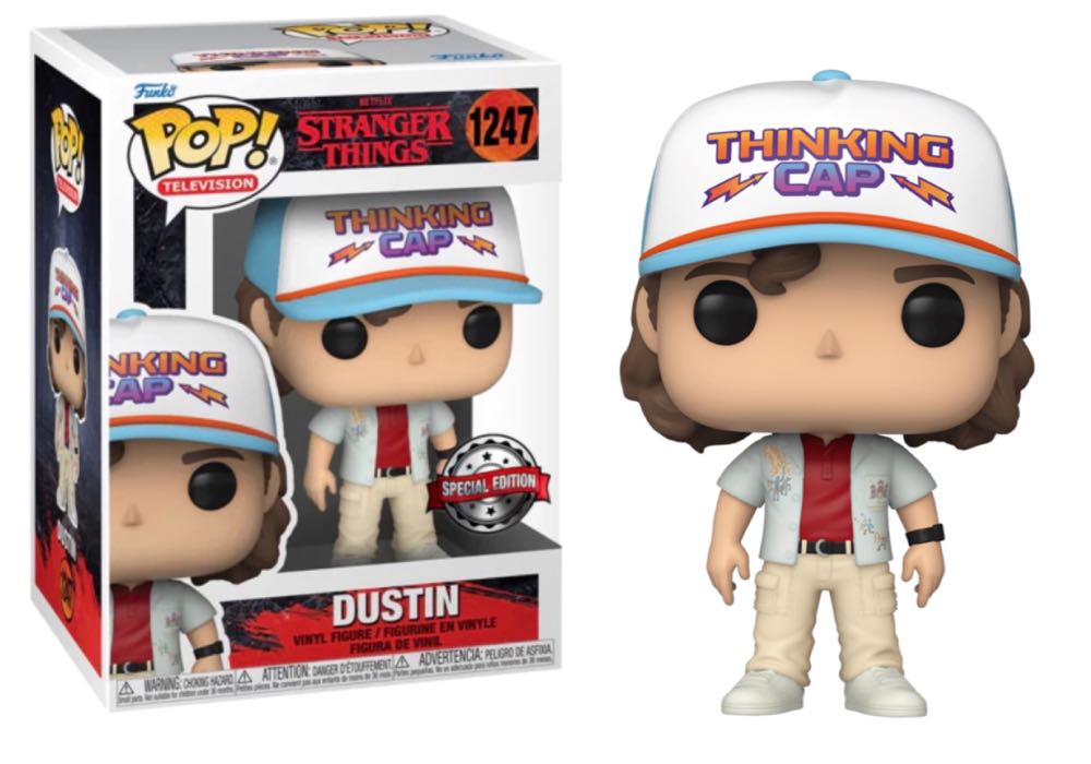 Dustin - Stranger Things vinyl figure collectible [Barcode 889698623902] - Main Image 2
