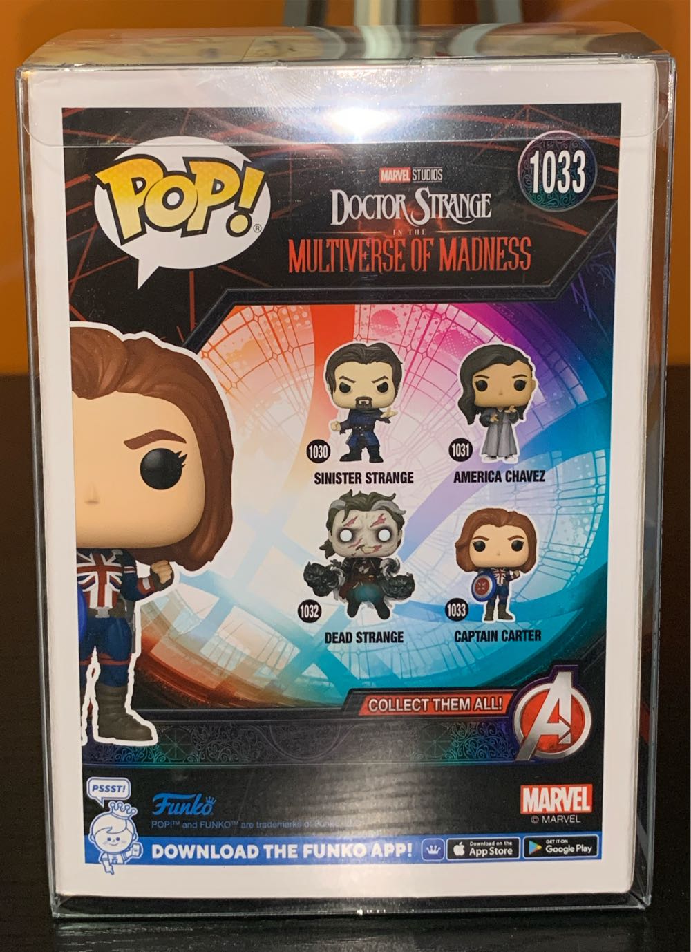 Captain Carter - Doctor Strange vinyl figure collectible [Barcode 889698624084] - Main Image 3