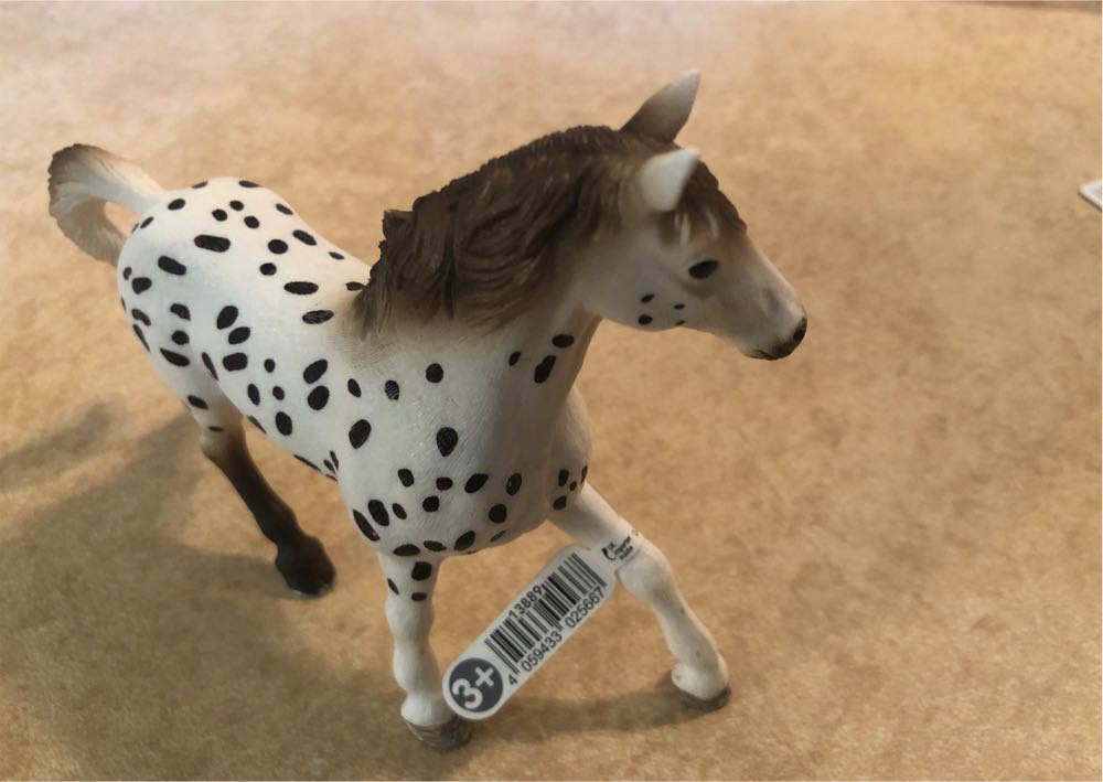 Schleich Horse Club   Knabstrupper Stallion  vinyl figure collectible [Barcode 4059433025667] - Main Image 3
