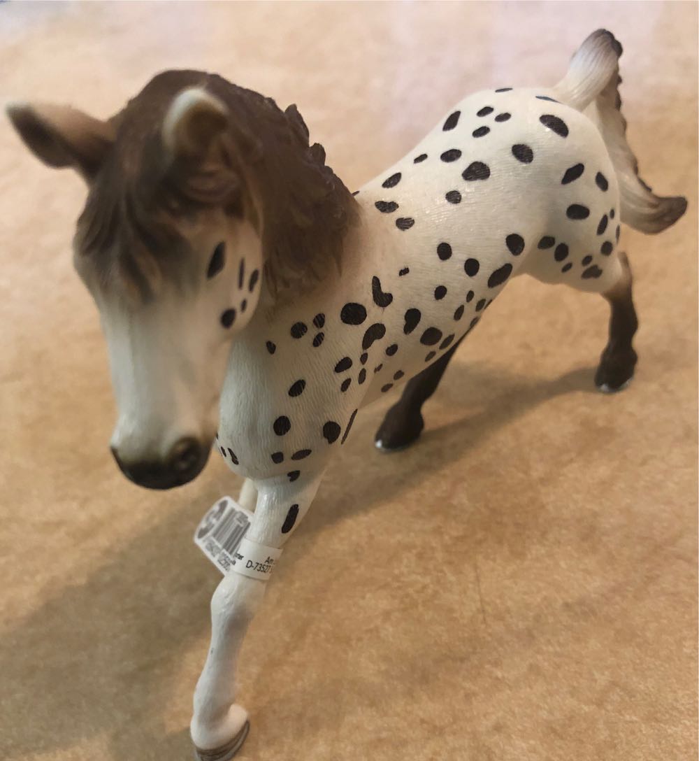 Schleich Horse Club   Knabstrupper Stallion  vinyl figure collectible [Barcode 4059433025667] - Main Image 4