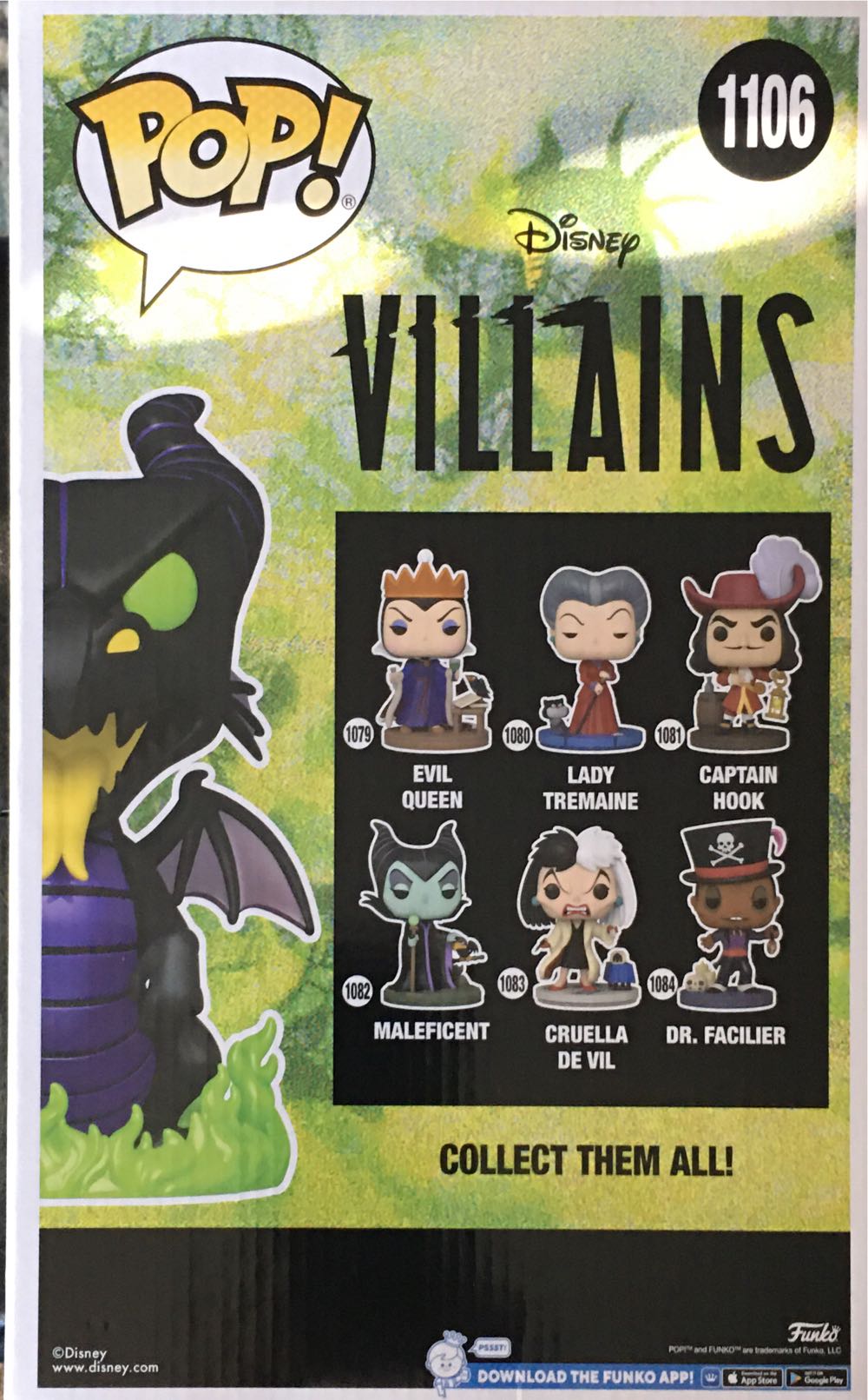 Disney: Maleficent as Dragon - Disney Villains vinyl figure collectible [Barcode 889698573542] - Main Image 3