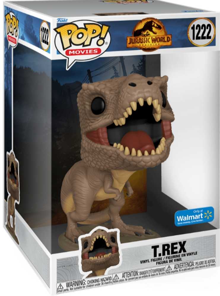 JW Dominion: T.Rex 10” - Jurassic World vinyl figure collectible [Barcode 889698622288] - Main Image 2