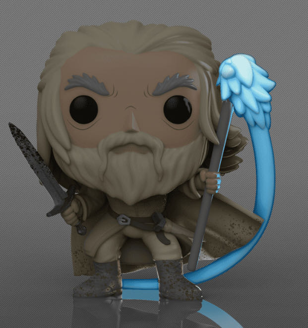 POP! MOVIES: 1203 Gandalf The White Vinyl Figure - The Lord of the Rings vinyl figure collectible [Barcode 889698623391] - Main Image 3