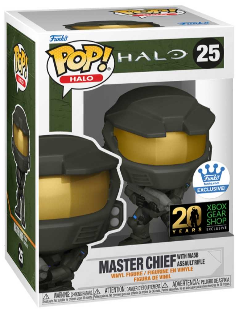 Master Chief (with MA5B Assault Rifle) - Halo vinyl figure collectible [Barcode 889698632225] - Main Image 2