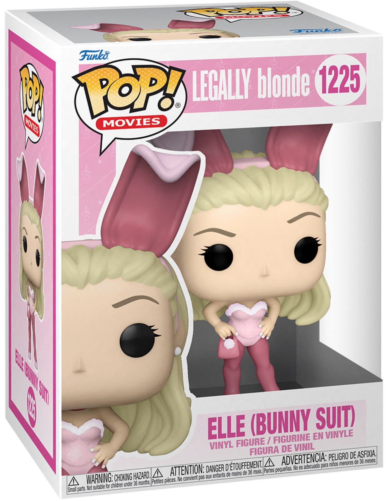 Legally Blonde Elle Bunny suit  vinyl figure collectible [Barcode 889698467773] - Main Image 2