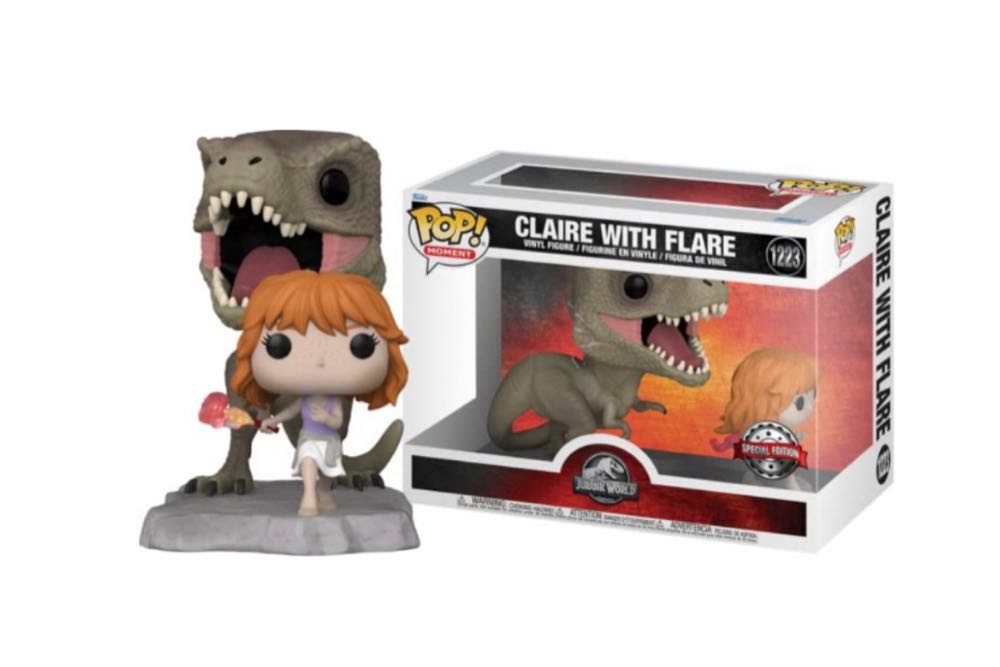 Claire With Flare - Jurassic World vinyl figure collectible [Barcode 889698631594] - Main Image 2