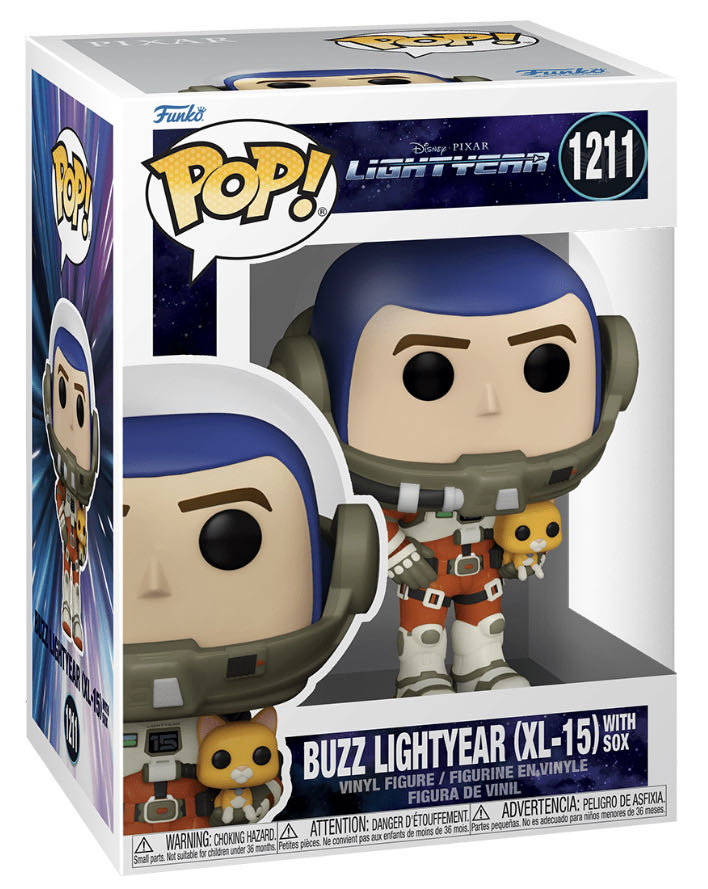 Funko Pop! Lightyear: Buzz Lightyear (XL-15) With Sox # 1211 - Disney vinyl figure collectible [Barcode 889698639491] - Main Image 2