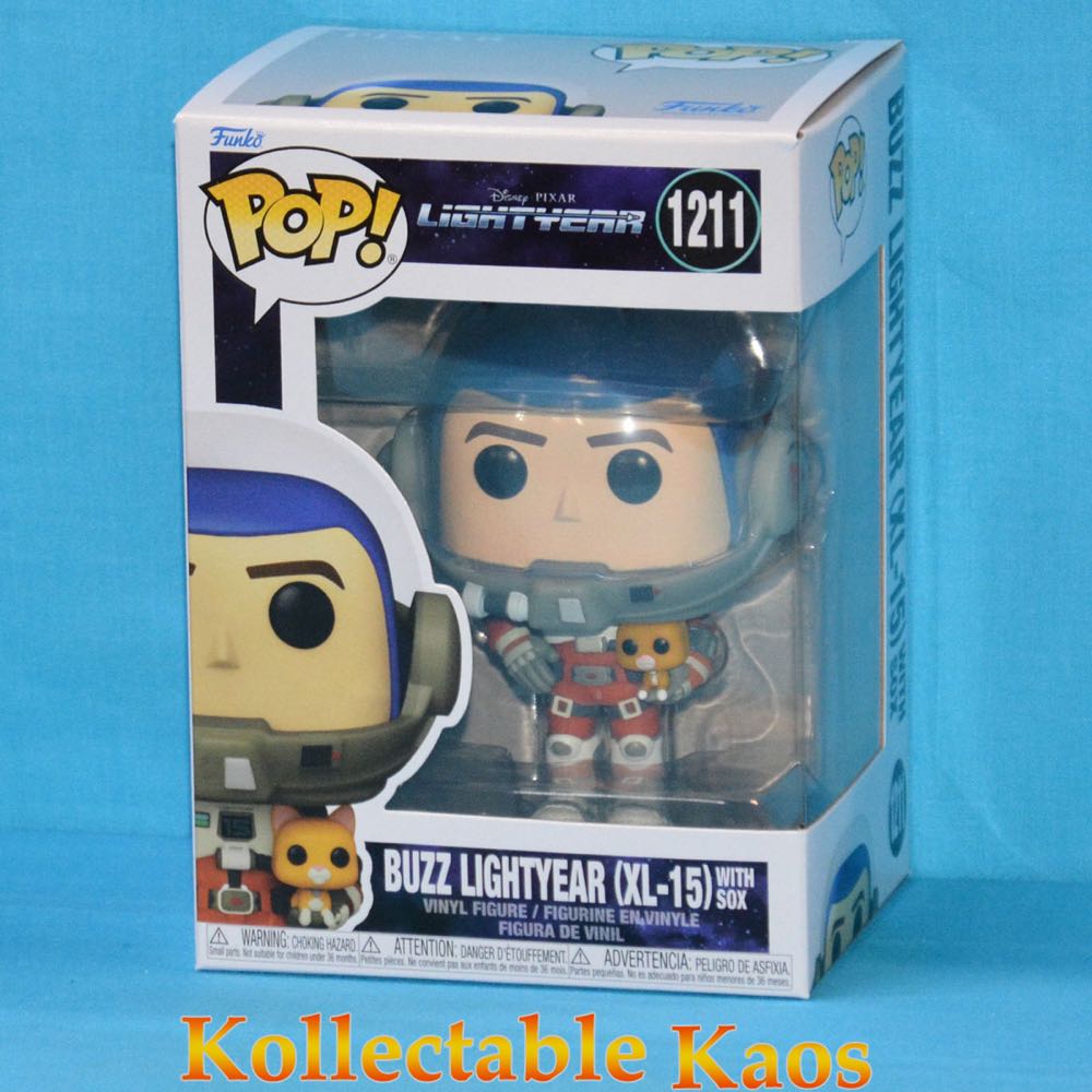 Funko Pop! Lightyear: Buzz Lightyear (XL-15) With Sox # 1211 - Disney vinyl figure collectible [Barcode 889698639491] - Main Image 4
