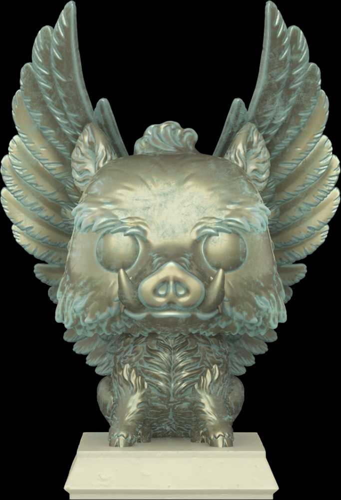 Gargoyle Boar - Harry Potter vinyl figure collectible [Barcode 889698608039] - Main Image 3