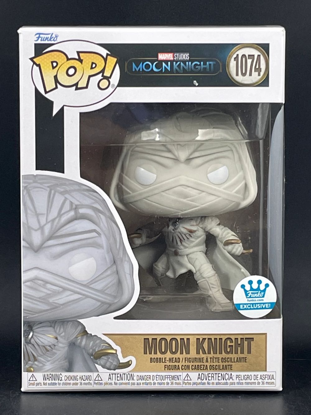 Moon Knight Pop! 1074 - Moon Knight vinyl figure collectible [Barcode 889698649902] - Main Image 2