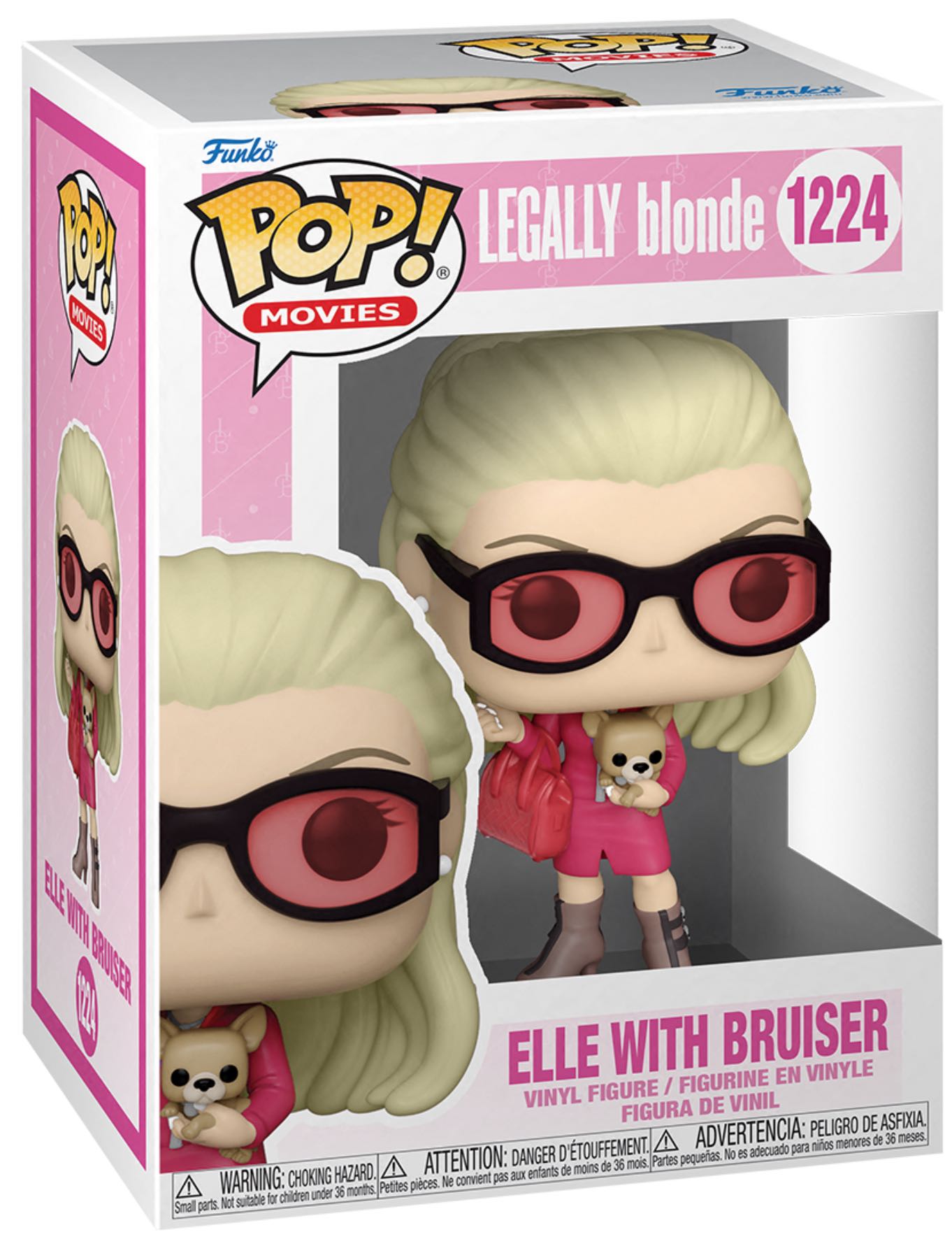 Legally Blonde Elle With Bruiser  vinyl figure collectible [Barcode 889698467766] - Main Image 2