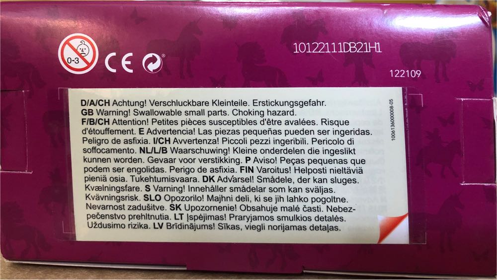 Schleich Bayala Glitter Rainbow Unicorn Mare With Rhinestones  vinyl figure collectible [Barcode 4005086705241] - Main Image 4