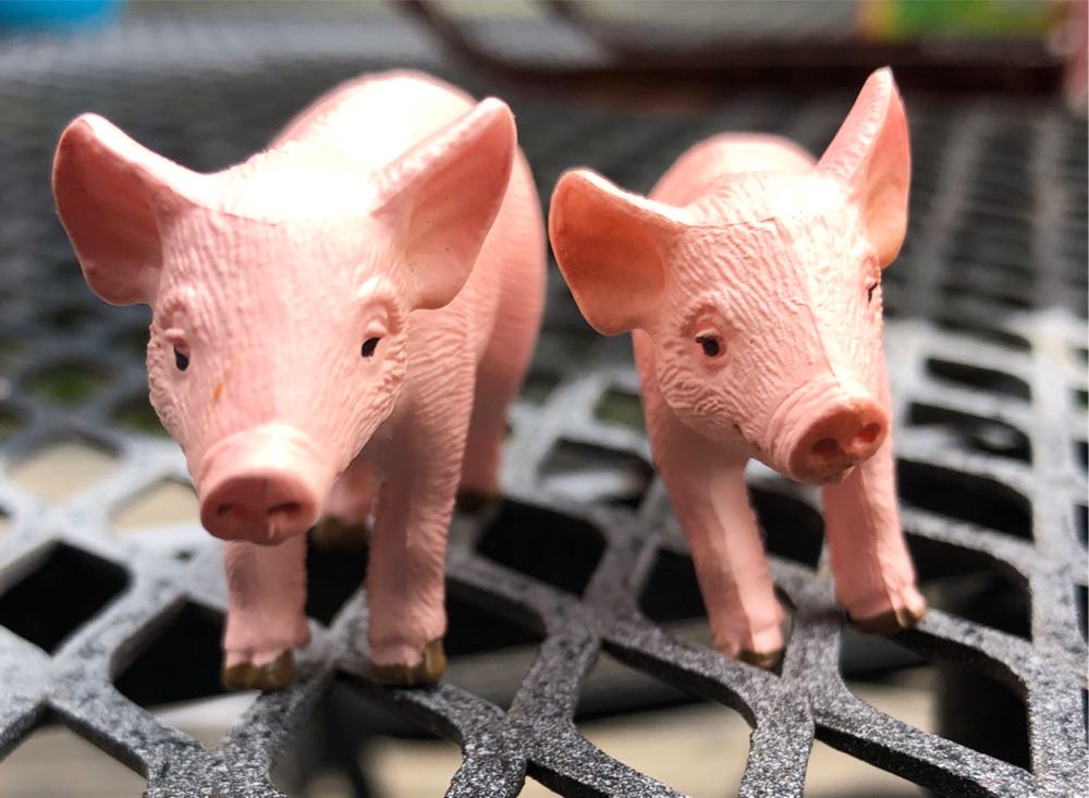 Schleich Farm World  Piglets  vinyl figure collectible - Main Image 2