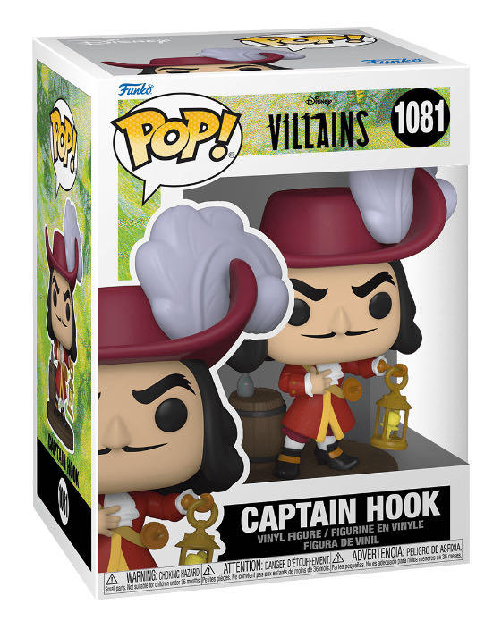 Captain Hook - Disney Villains vinyl figure collectible [Barcode 889698573481] - Main Image 2