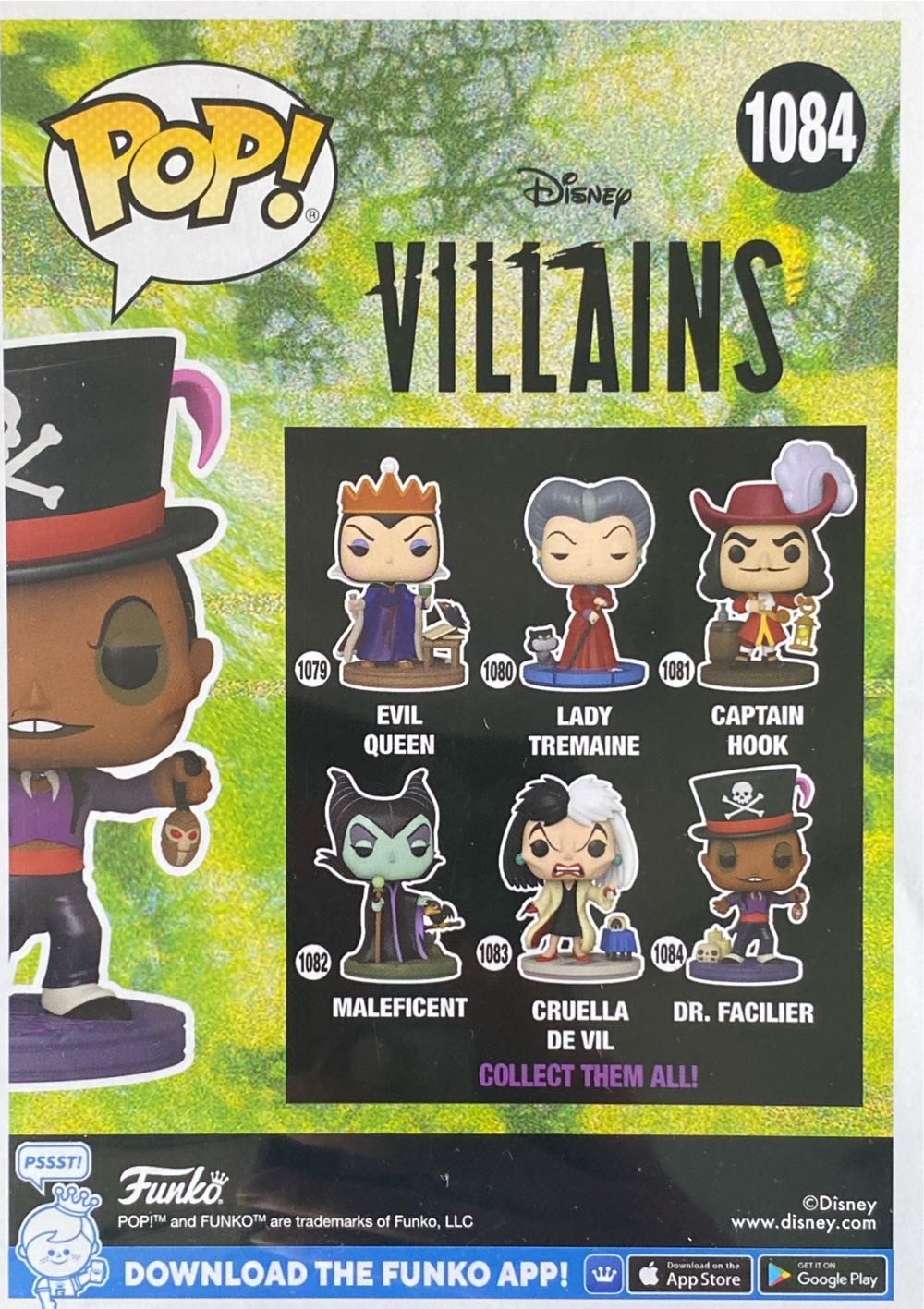 Dr. Facilier - Disney Villains vinyl figure collectible [Barcode 889698573504] - Main Image 3