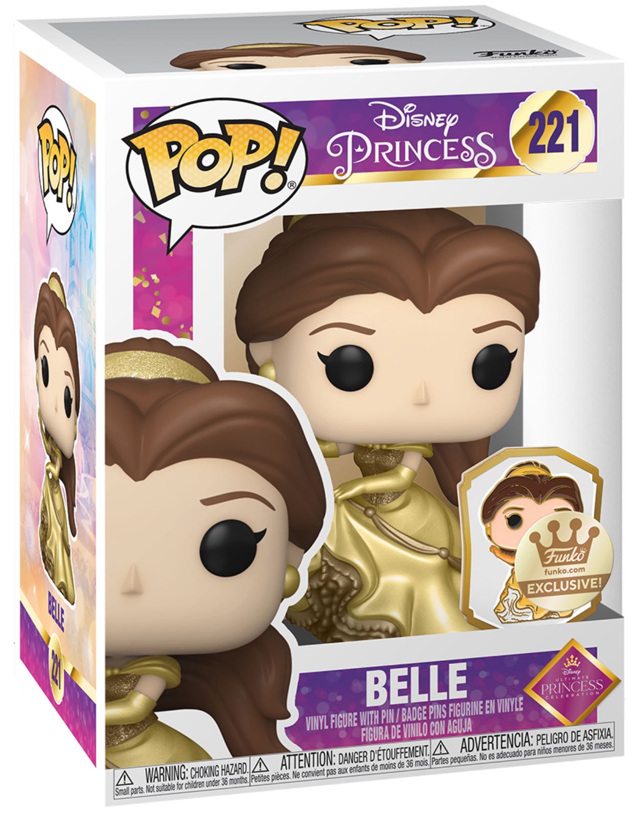 Belle - Beauty and the Beast vinyl figure collectible [Barcode 889698565714] - Main Image 3