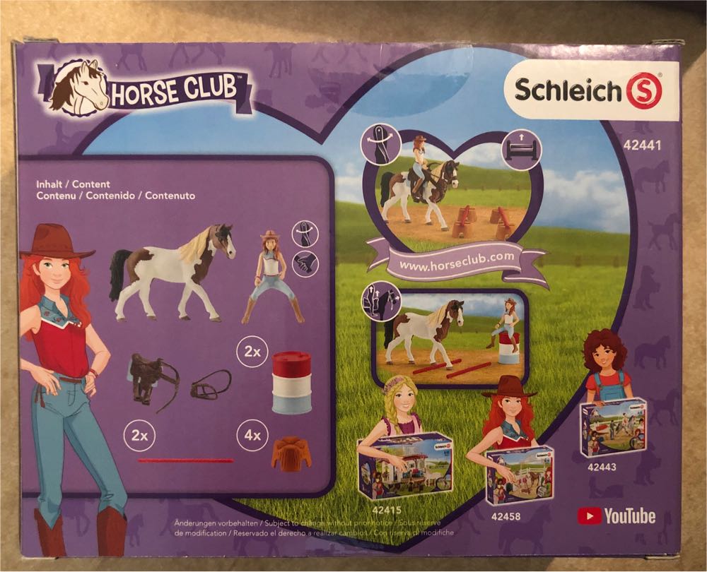 Schleich Horse Club 12-piece Playset   Hannah’s Western Riding Set  vinyl figure collectible [Barcode 4055744030017] - Main Image 3