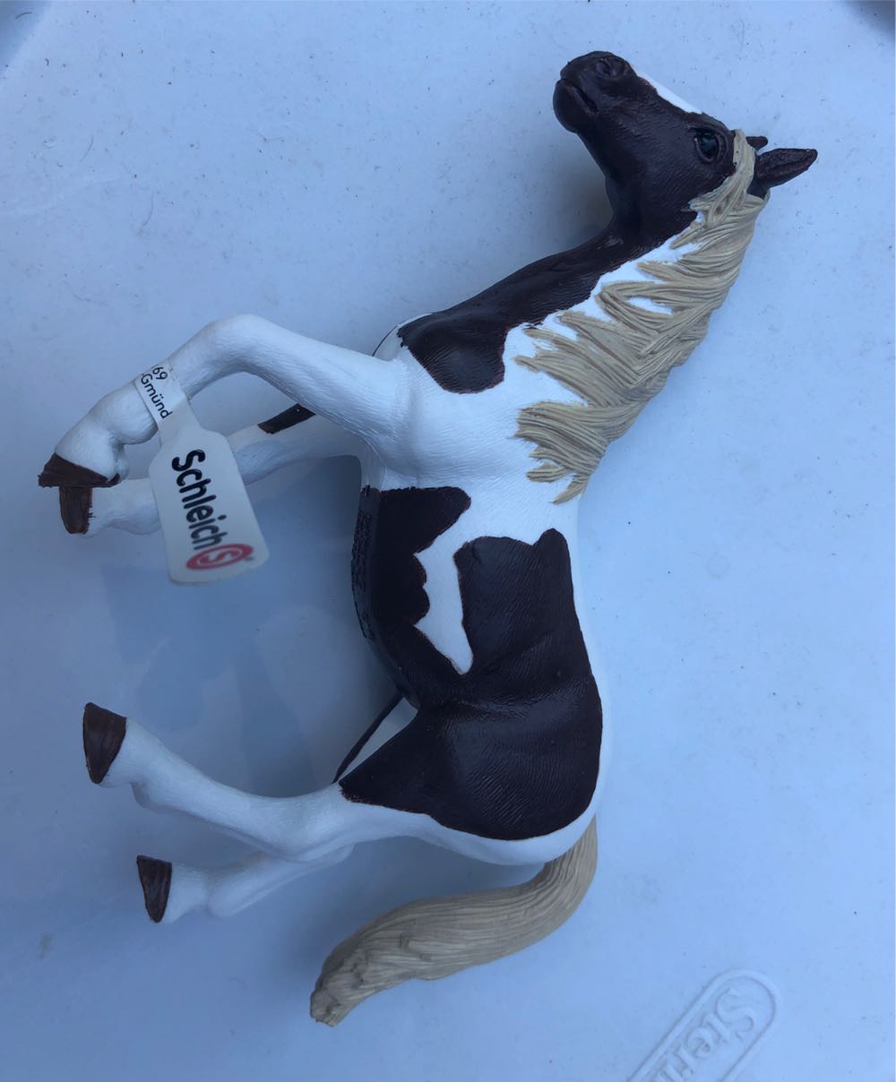 Schleich Horse Pinto Mare Horse  vinyl figure collectible [Barcode 4059433335285] - Main Image 2