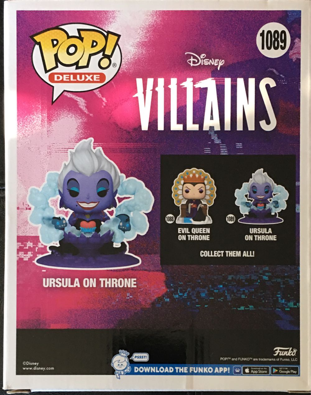 Ursula On Throne - Disney vinyl figure collectible [Barcode 889698502719] - Main Image 2