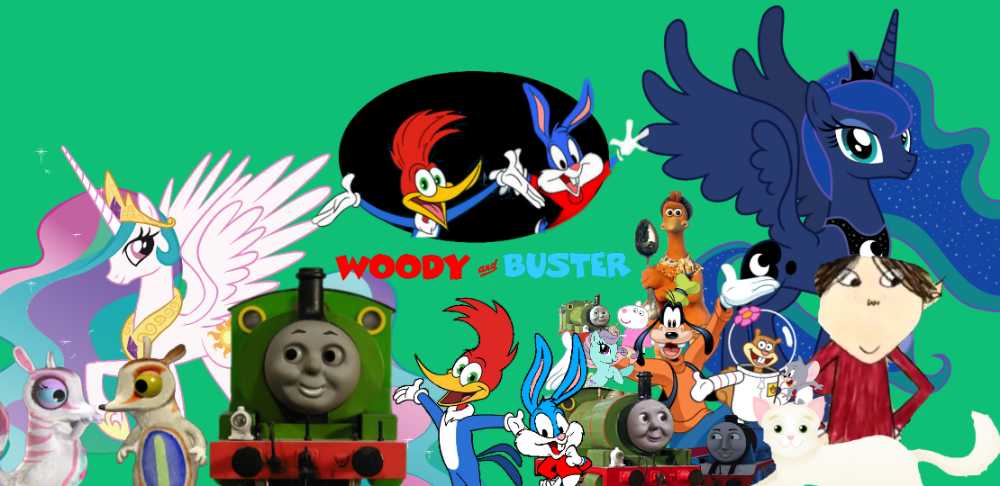 Woody and Buster Percy Figure  vinyl figure collectible - Main Image 2