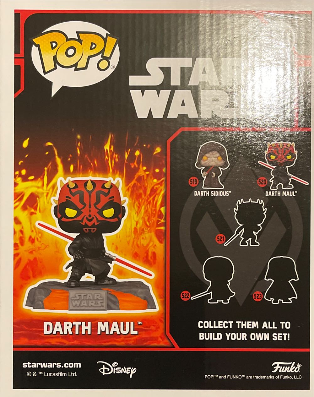 Darth Maul - Star Wars vinyl figure collectible [Barcode 889698632942] - Main Image 3