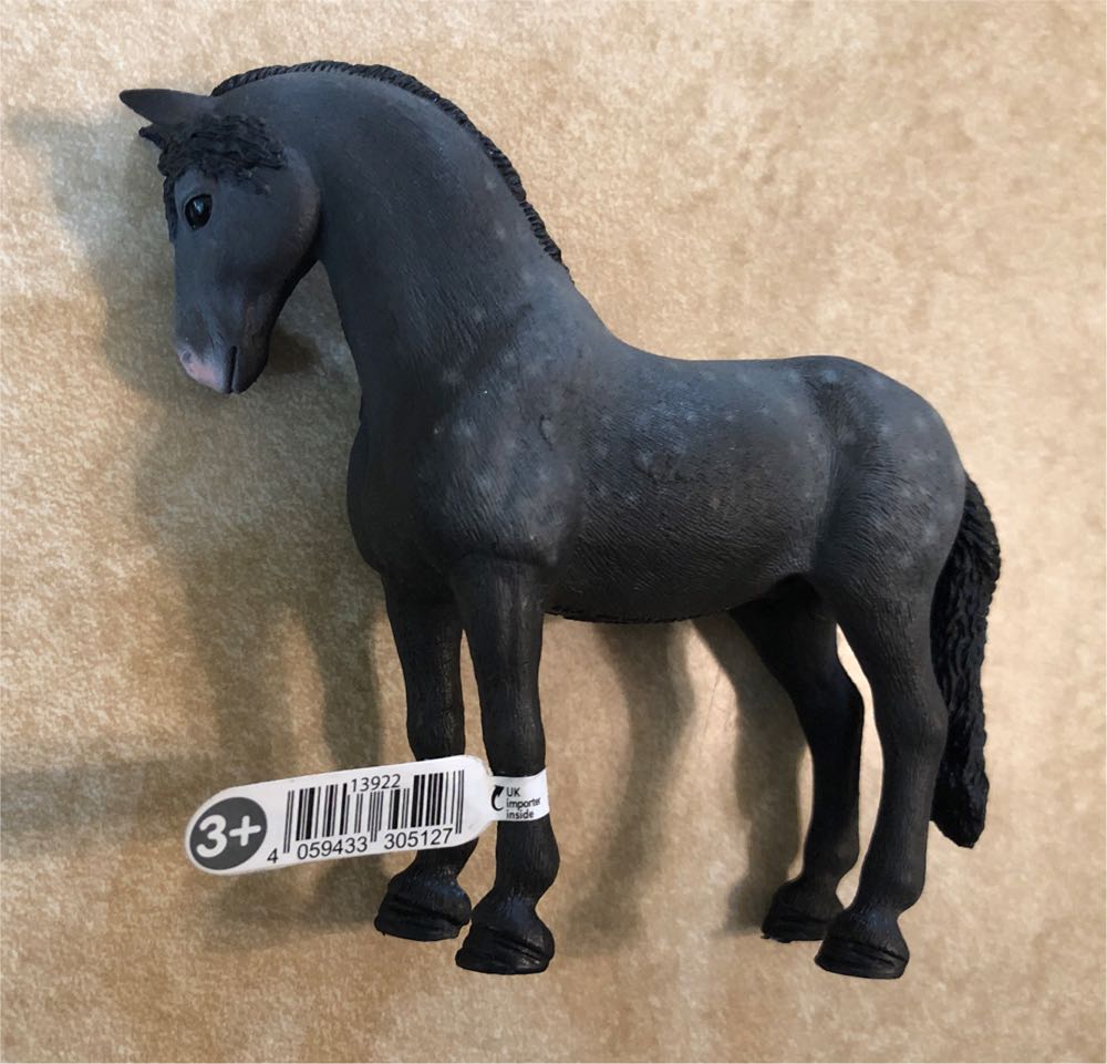 Schleich Horse Club Pura Raza Espanola Mare Toy 5 12 Years Grey Black  vinyl figure collectible [Barcode 4059433305127] - Main Image 3
