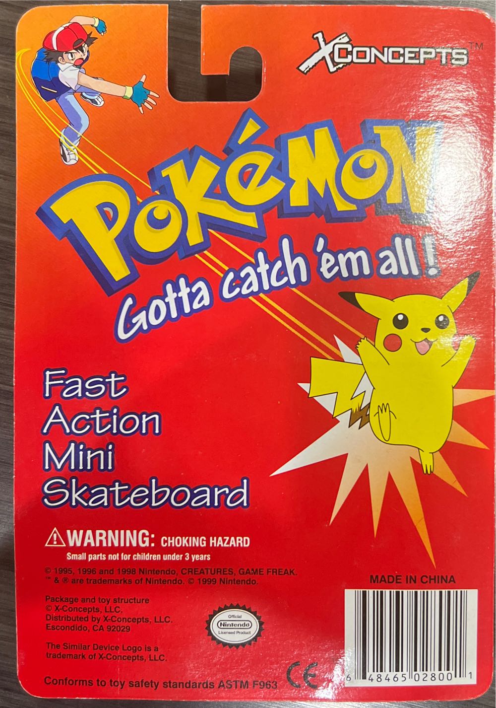 Lickitung Xconcepts Pokémon Mini Skateboard - Pokémon vinyl figure collectible [Barcode 648465028001] - Main Image 2