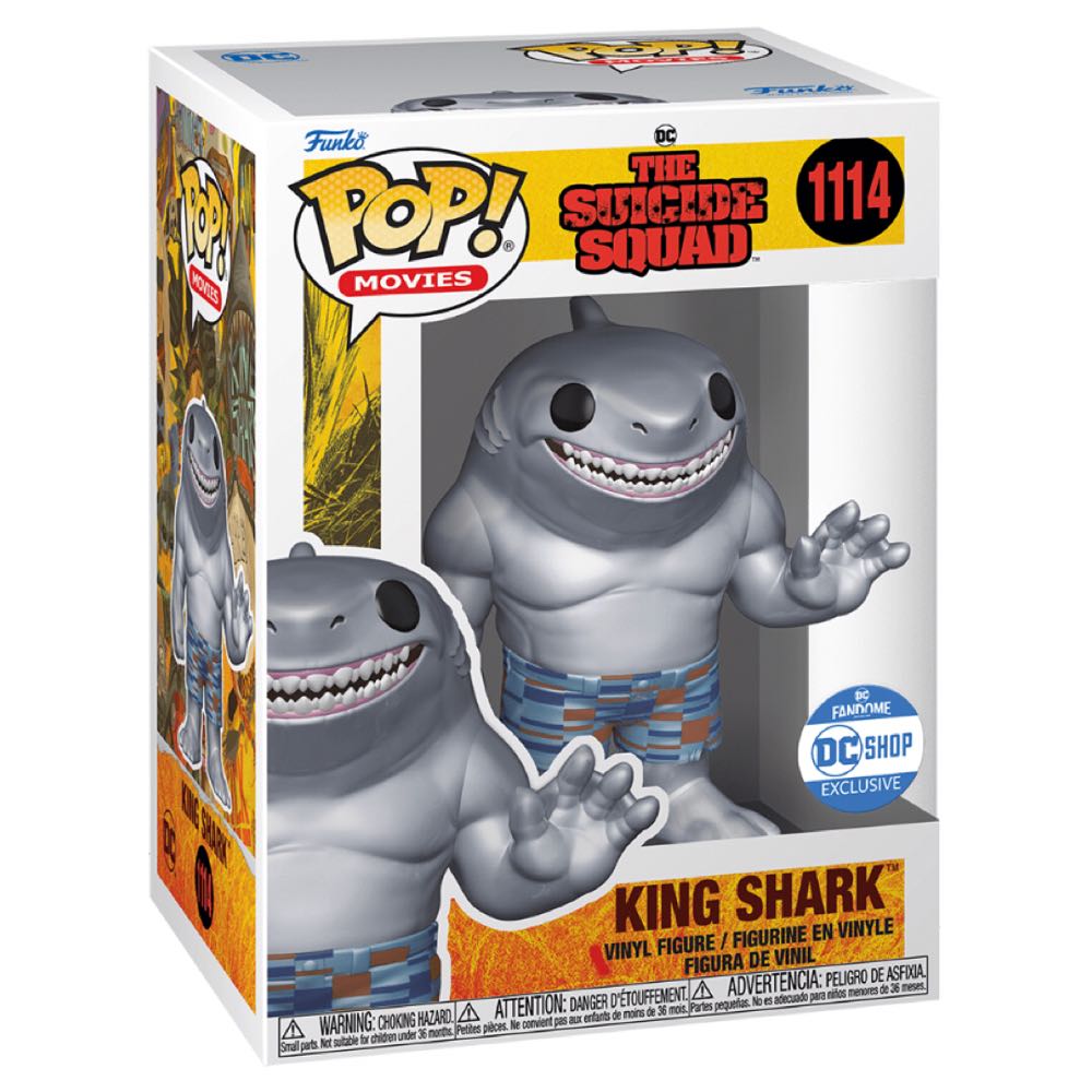 King Shark (Metallic)  vinyl figure collectible [Barcode 889698632577] - Main Image 2