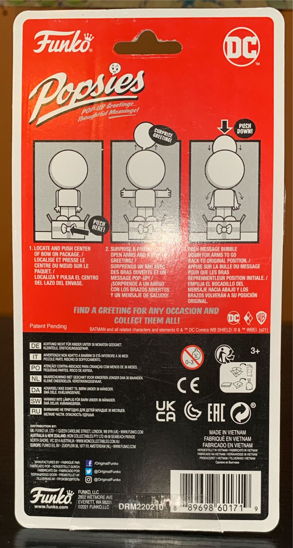 Harley Quinn Popsies - Batman vinyl figure collectible [Barcode 889698601719] - Main Image 3