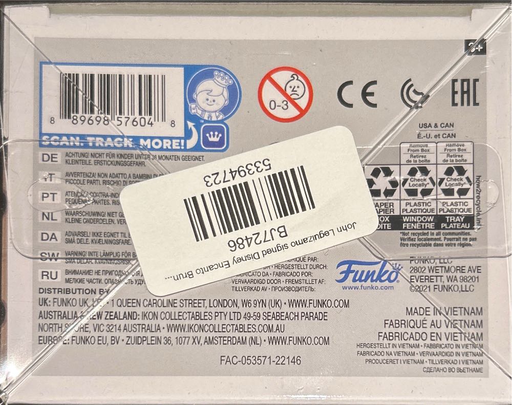 Bruno Madrigal - Disney vinyl figure collectible [Barcode 889698576048] - Main Image 4