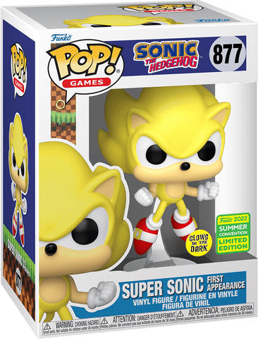 Super Sonic First Appearance - Sonic the Hedgehog vinyl figure collectible [Barcode 889698652599] - Main Image 2