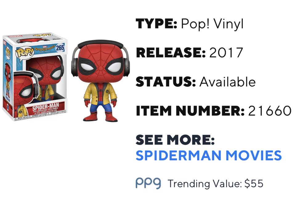 MARVEL/Spider-Man-Homecoming - Spider-Man vinyl figure collectible [Barcode 6354563227331] - Main Image 4