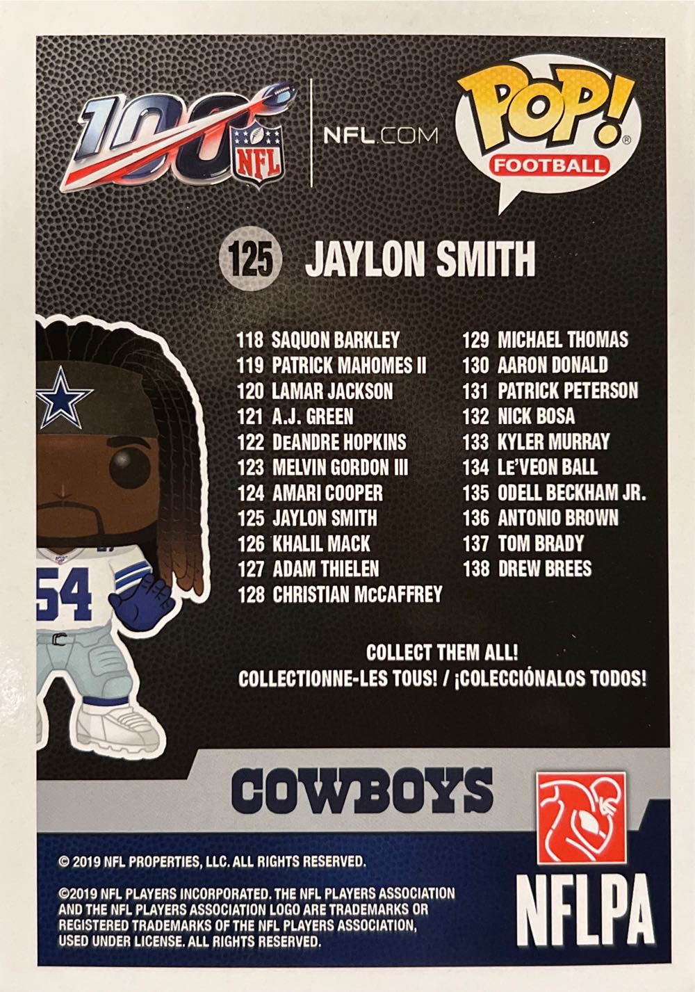 Jaylon Smith - NFL vinyl figure collectible [Barcode 889698428705] - Main Image 3