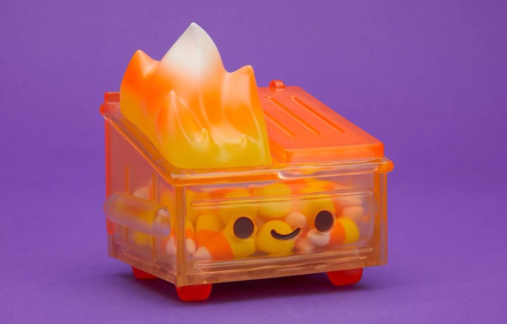 Candy Corn Dumpster Fire  vinyl figure collectible - Main Image 2