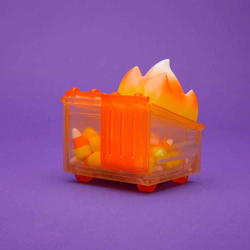 Candy Corn Dumpster Fire  vinyl figure collectible - Main Image 3