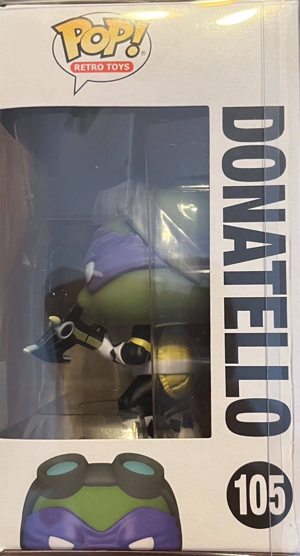 TMNT: Donatello as Black Ranger, #105 - Teenage Mutant Ninja Turtles vinyl figure collectible [Barcode 889698652506] - Main Image 2