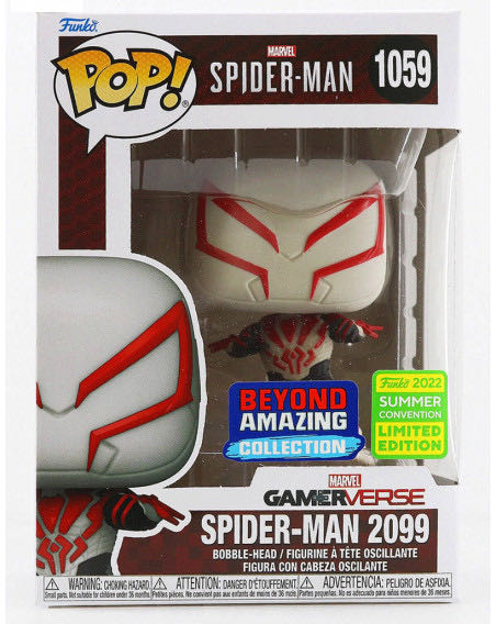 Spider-Man 2099 Pop! 1059 - Spider-Man vinyl figure collectible [Barcode 889698622837] - Main Image 2