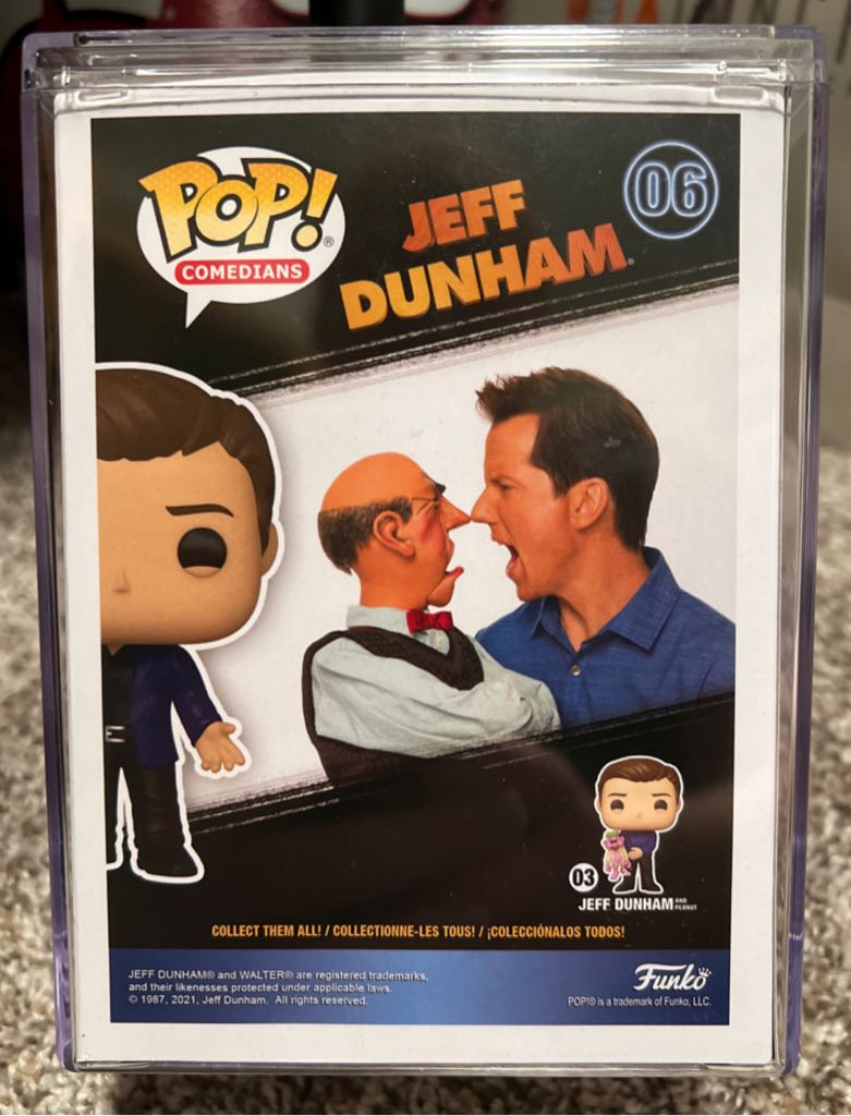 Jeff Dunham And Walter Autographed - Celebrities vinyl figure collectible [Barcode 889698556835] - Main Image 2