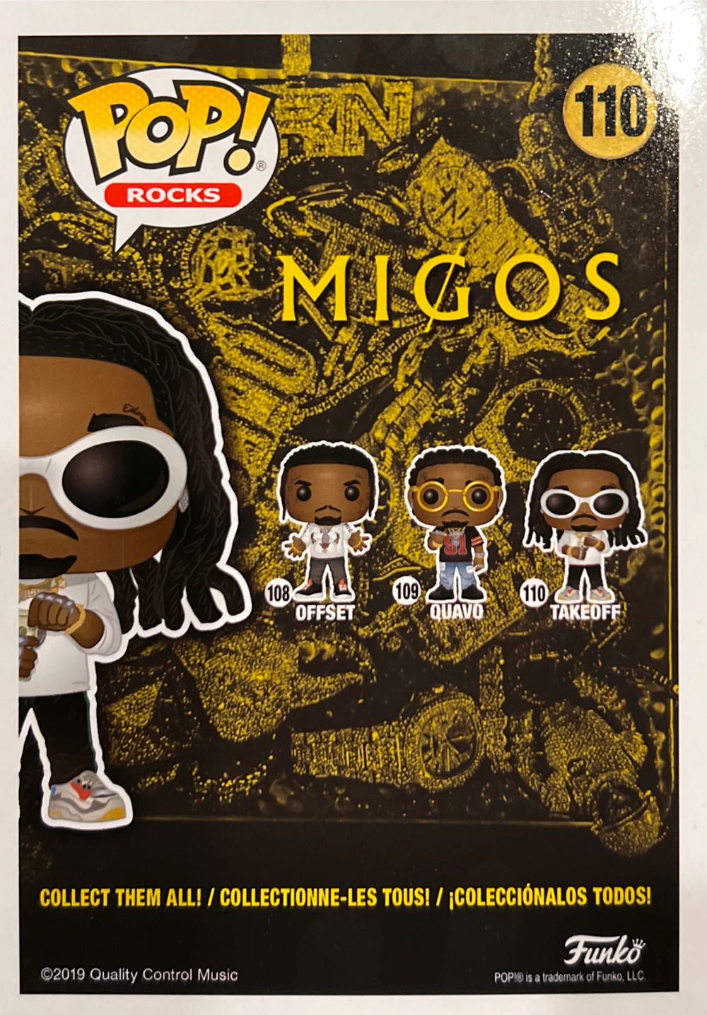 Takeoff - Musicians vinyl figure collectible [Barcode 889698378550] - Main Image 2
